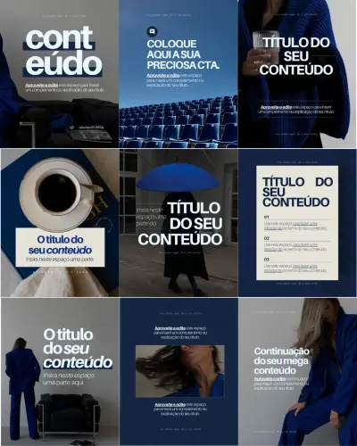 Prévia dos conteúdos do Pack Blue